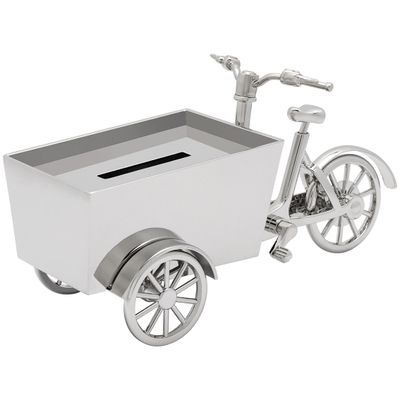 Zilverstad 6165061 Spaarpot Bakfiets 170 x 70 x 85 mm