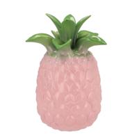 Bloemenvaas Tropical Pineapple - ananas vaas - roze - D18 x H28 cm