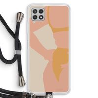 Bikini body: Samsung Galaxy A22 4G Transparant Hoesje met koord