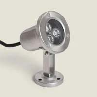 Buitenspot 12V Vijver of zwembad onderdompelbaar 3W warm wit 3000K RVS