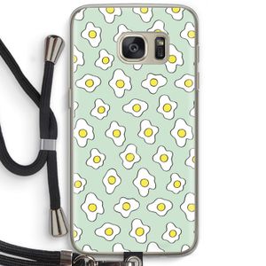 Spiegeleitjes: Samsung Galaxy S7 Transparant Hoesje met koord