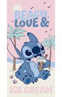 Stitch Beach and Love strandlaken 70 x 140 cm polyester