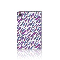 Samsung Galaxy Tab A7 (2020) Tablet Hoes Feathers Color - thumbnail