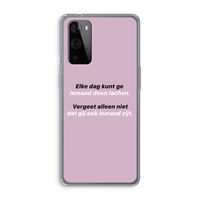 gij zijt ook iemand: OnePlus 9 Pro Transparant Hoesje