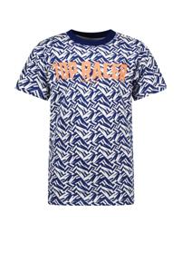 Tygo & Vito Jongens t-shirt AOP grafisch - Sporty blauw