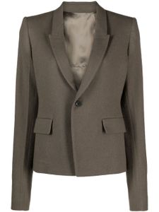 Rick Owens blazer en coton - Gris