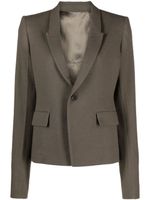 Rick Owens blazer en coton - Gris