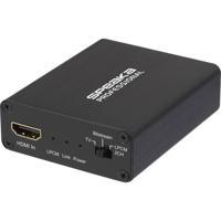 SpeaKa Professional Audio Extractor SP-AE-H/TC-04v2 [HDMI - HDMI, Toslink, Jackplug, Cinch] 3840 x 2160 Pixel - thumbnail