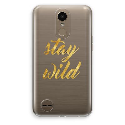 Stay wild: LG K10 (2017) Transparant Hoesje