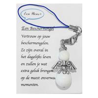 Kleine Halfedelstenen Beschermengel Witte Jade