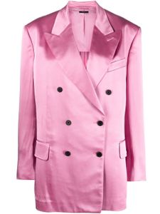 TOM FORD blazer à boutonnière croisée - Rose