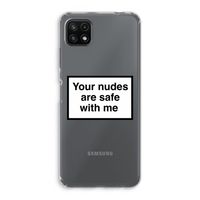 Safe with me: Samsung Galaxy A22 5G Transparant Hoesje