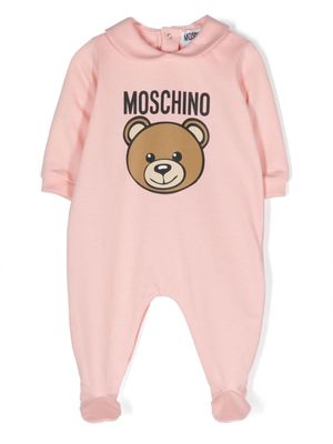 Moschino Kids trousseau de naissance à motif Teddy Bear - Rose