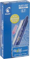 12 Pilot FriXion Ball Clicker gelrollers blauw medium 0,7 mm