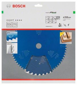 Bosch Accessoires Cirkelzaagblad expert for Wood 216x30x2.4/1.8x40 T - 2608644079