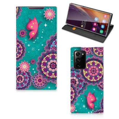 Samsung Galaxy Note 20 Ultra | Bookcase | Cirkels en Vlinders