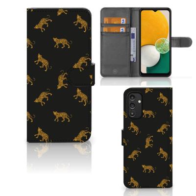 Telefoonhoesje | Met pasjeshouder | voor Samsung Galaxy A14 4G Leopards