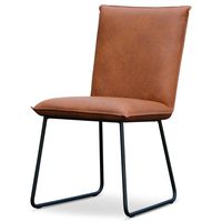 Design Eetkamerstoel Vera Cognac