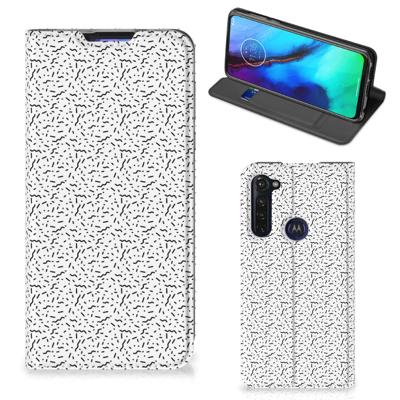 Motorola Moto G Pro | Hoesje met Magneet | Stripes Dots