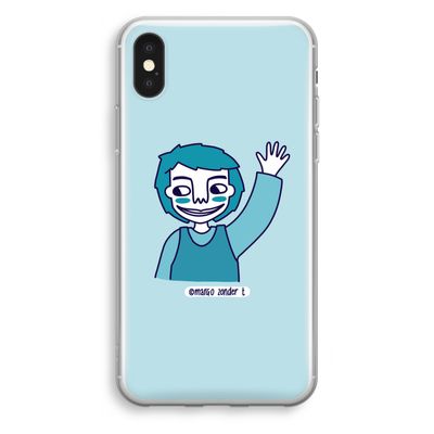 Zwaai: iPhone XS Transparant Hoesje