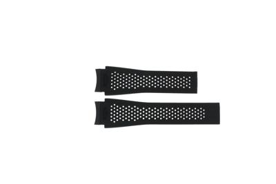 Horlogeband Tag Heuer CAR2090 / CAR2091 / FT6088 Rubber Zwart 21mm
