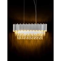 Lyora HanglampMagnolia langwerpig chroom en kristal - 9824076