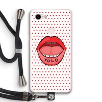 Yolo Denise: Pixel 3 XL Transparant Hoesje met koord