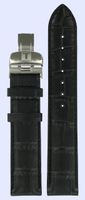 Horlogeband Tissot T600013369 Leder Zwart 19mm