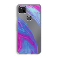 Zweverige regenboog: Google Pixel 4a Transparant Hoesje