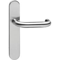 Intersteel Gatdeel rechts deurkruk Rond op verdekt blind schild - RVS