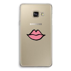 Kusje: Samsung A3 (2017) Transparant Hoesje