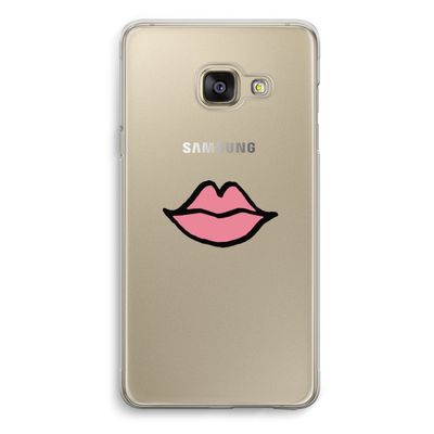 Kusje: Samsung A3 (2017) Transparant Hoesje