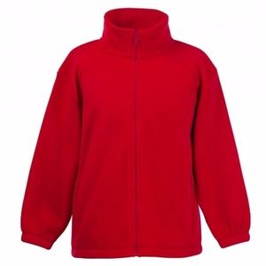 Rood fleece vest voor jongens 164 (14-15 jaar)  -