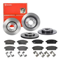 Remmenset, remschijf BREMBO, Remschijftype: Binnen geventileerd, Inbouwplaats: Achteras: , u.a. für Opel, Vauxhall, Chevrolet - thumbnail