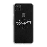 Capable: Google Pixel 4a Transparant Hoesje