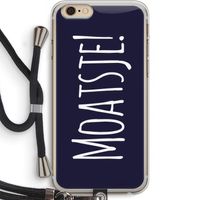 Moatsje!: iPhone 6 PLUS / 6S PLUS Transparant Hoesje met koord Moatsje!: iPhone 6 PLUS / 6S PLUS Transparant Hoesje met koord