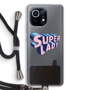 Superlady: Xiaomi Mi 11 Transparant Hoesje met koord