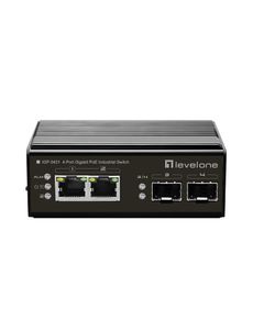 LevelOne IGP-0431 netwerk-switch Gigabit Ethernet (10/100/1000) Power over Ethernet (PoE) Zwart