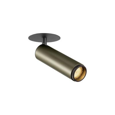 SLV InbouwspotGrip! M brons met zwart 3000K - 1009089