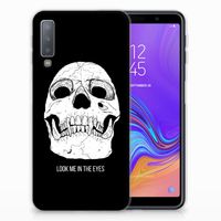 Silicone Back Case Samsung Galaxy A7 (2018) Skull Eyes - thumbnail