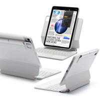 iPad Air 10.9” (5th/4th Gen), and Pro 11” (4th/3rd/2nd/1st Gen) Rebound Magnetic Keyboard Case 360 - US Layout-White