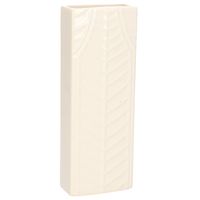 Waterverdamper - ivoor wit - keramiek - 400 ml - radiatorbak luchtbevochtiger - 7,4 x 18,6 cm