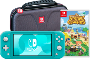 Game onderweg pakket - Nintendo Switch Lite Turquoise