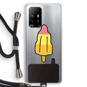 Raketijsje: Oppo A94 5G Transparant Hoesje met koord