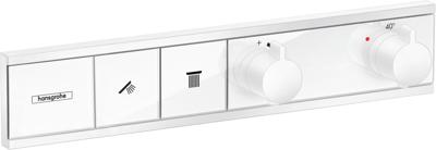Hansgrohe RainSelect thermostaat inbouw voor 2 functies, mat wit