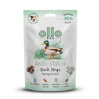 OLLO Air-Dried Anti-Stress Duck strips - traktatie voor hond - 80g
