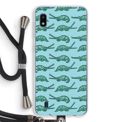 Kroko: Samsung Galaxy A10 Transparant Hoesje met koord