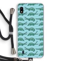 Kroko: Samsung Galaxy A10 Transparant Hoesje met koord