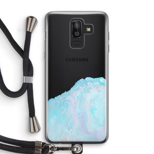 Fantasie pastel: Samsung Galaxy J8 (2018) Transparant Hoesje met koord