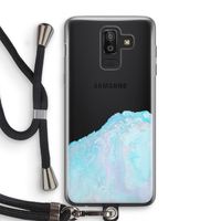 Fantasie pastel: Samsung Galaxy J8 (2018) Transparant Hoesje met koord